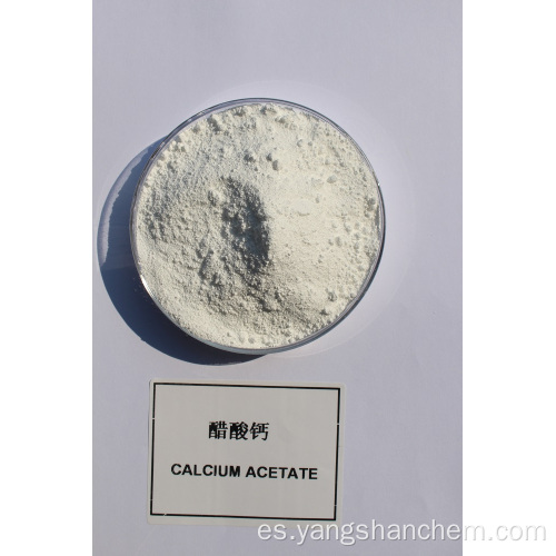 Monohidrato de acetato de calcio de grado técnico en polvo